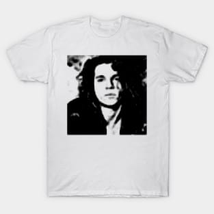 Michael Hutchence / Minimalist Graphic Artwork Design T-Shirt